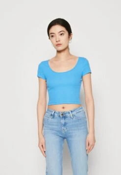 Even&Odd 2 PACK - T-Shirt Basic - White/blue -Even&Odd Winkel 017e3c434a2d4ef3afe13796476225f9