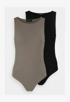 Even&Odd 2 PACK - Top - Black/grey -Even&Odd Winkel 0793df561f034477963209799168795d