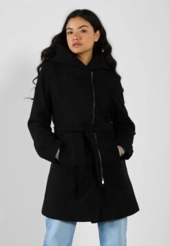 Even&Odd Short Coat - Black