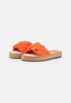 Even&Odd Pantolette Flach - Orange -Even&Odd Winkel 0bb58e5707a74ca293aed0c8076db724