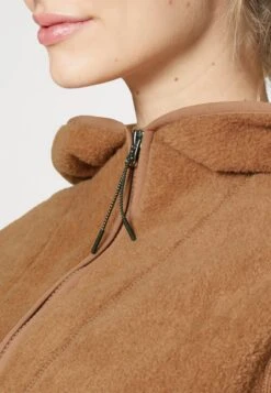 Fleecejacke - Light Brown -Even&Odd Winkel 0eda4e8ae11f4d2194464a2a6a359b5c