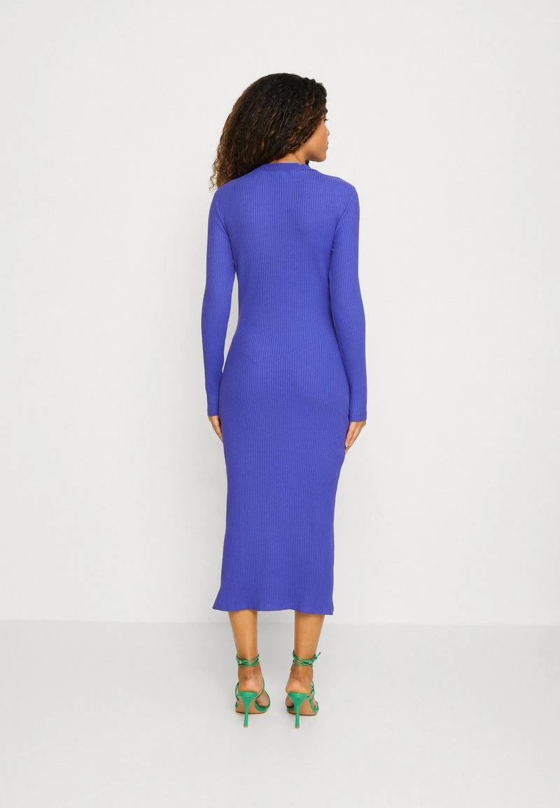 Even&Odd CIRC LONG SLEEVES MIDI HIGH SLIT DRESS - Strickkleid - Blue 3 Even&Odd CIRC LONG SLEEVES MIDI HIGH SLIT DRESS - Strickkleid - Blue – Bild 3