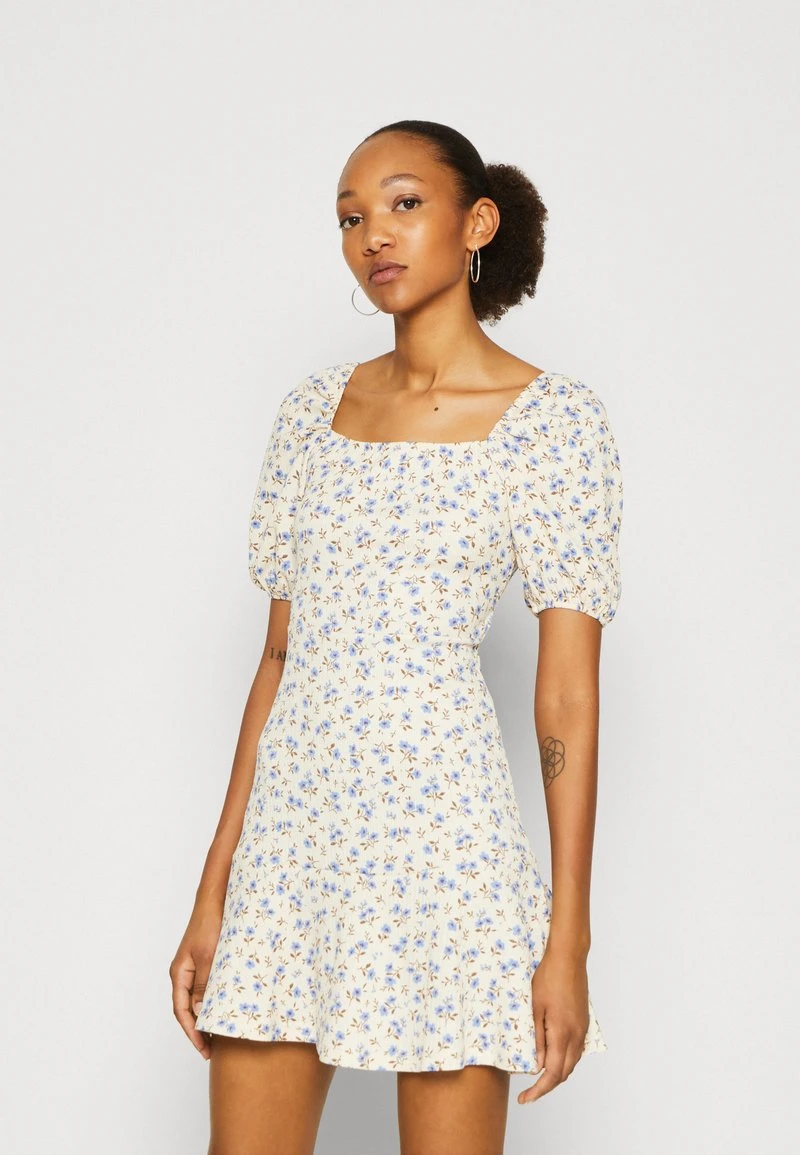 Even&Odd Freizeitkleid - Beige/blue/multi-coloured 1 Even&Odd Freizeitkleid - Beige/blue/multi-coloured