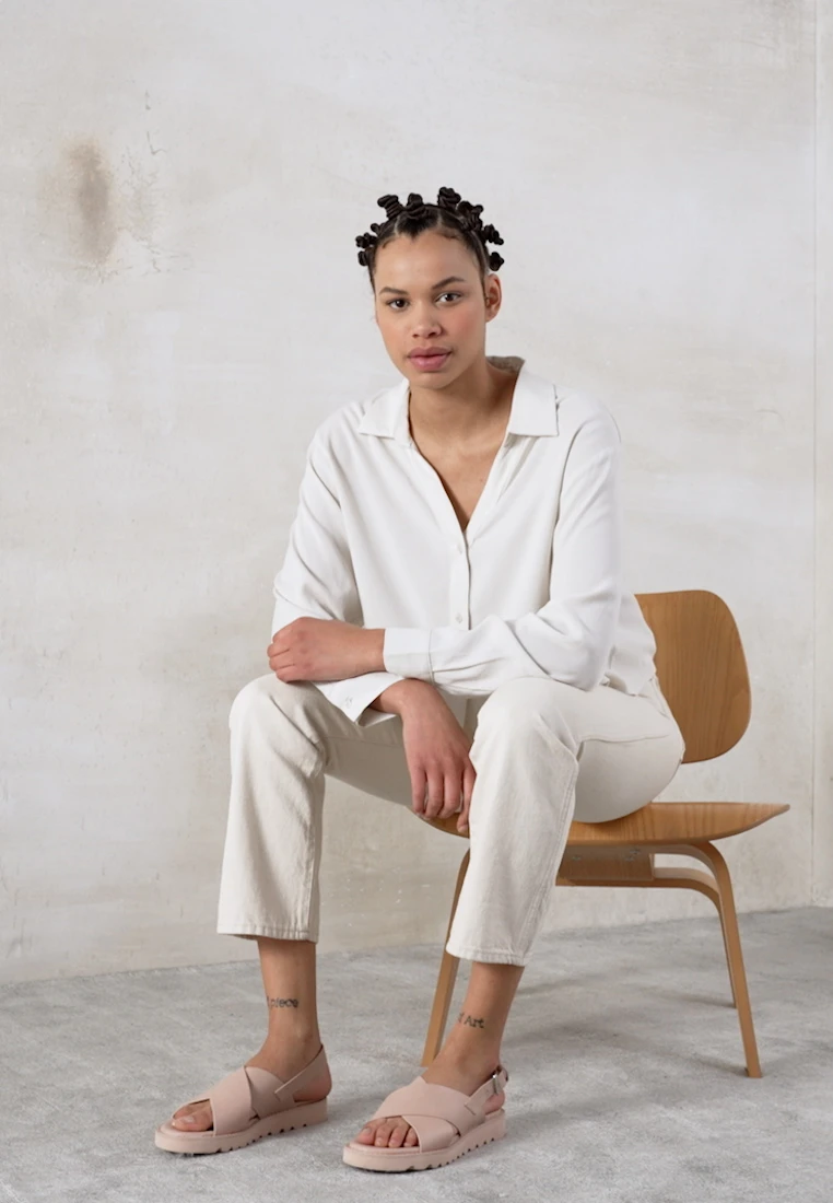 Even&Odd Plateausandalette - Beige 2 Even&Odd Plateausandalette - Beige – Bild 2