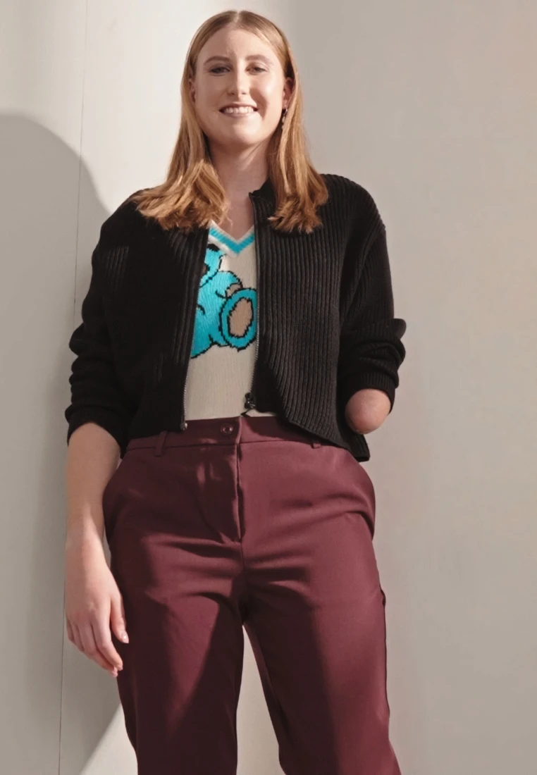 Even&Odd Stoffhose - Purple 2 Even&Odd Stoffhose - Purple – Bild 2