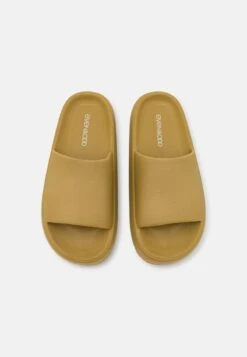 Even&Odd Pantolette Flach - Khaki -Even&Odd Winkel 218d577f7dd7471887bed043afa3bc96