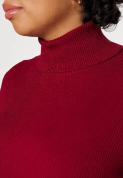 Strickkleid - Bordeaux -Even&Odd Winkel 21e245c4f0d242669e96d7c6522f45ea