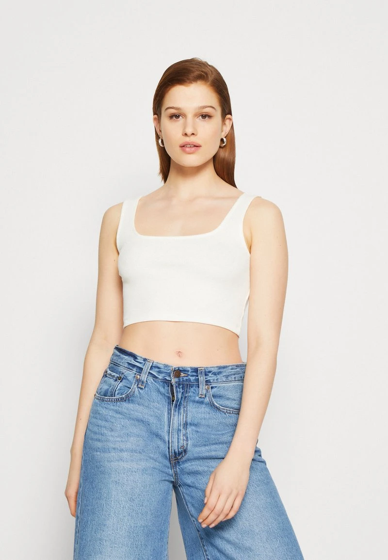 Even&Odd Top - Off White/dark Brown 2 Even&Odd Top - Off White/dark Brown – Bild 2