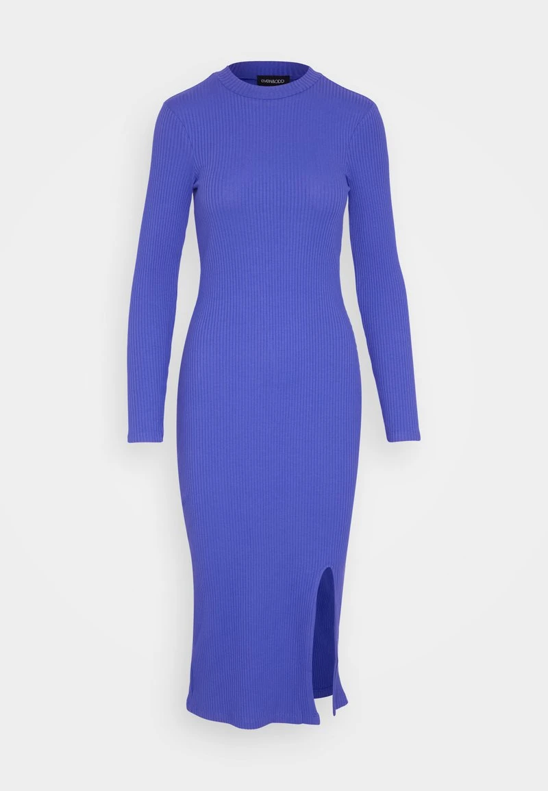 Even&Odd CIRC LONG SLEEVES MIDI HIGH SLIT DRESS - Strickkleid - Blue 5 Even&Odd CIRC LONG SLEEVES MIDI HIGH SLIT DRESS - Strickkleid - Blue – Bild 5