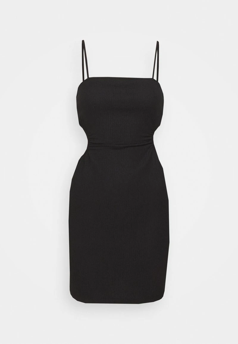 Even&Odd STRAPPY OPEN WAIST BODYCON MINI DRESS (EO-SS23-C130-SP) / 802 - BLACK - Jerseykleid - Black 4 Even&Odd STRAPPY OPEN WAIST BODYCON MINI DRESS (EO-SS23-C130-SP) / 802 - BLACK - Jerseykleid - Black – Bild 4
