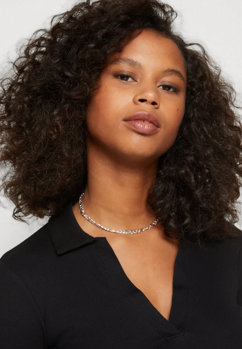 Even&Odd LONG SLEEVE COLLAR - Langarmshirt - Black 6 Even&Odd LONG SLEEVE COLLAR - Langarmshirt - Black – Bild 6