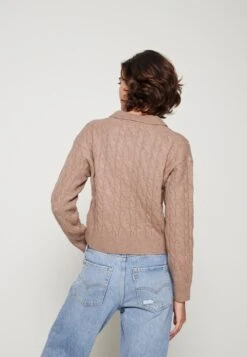 Even&Odd Strickpullover - Taupe -Even&Odd Winkel 32ca59e93d6a456680fe5dacacdd87e1