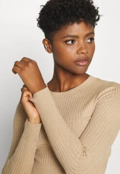 Even&Odd 2 PACK - Strickpullover - Black/sand -Even&Odd Winkel 35e8620500f442a4906dd1b947ed4c32