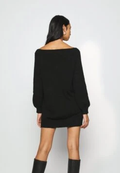 Even&Odd SCHULTERFREI MINI STRICKKLEID - Strickkleid - Black -Even&Odd Winkel 39fdbef1f9894bc9b4fba3f15fd1beeb