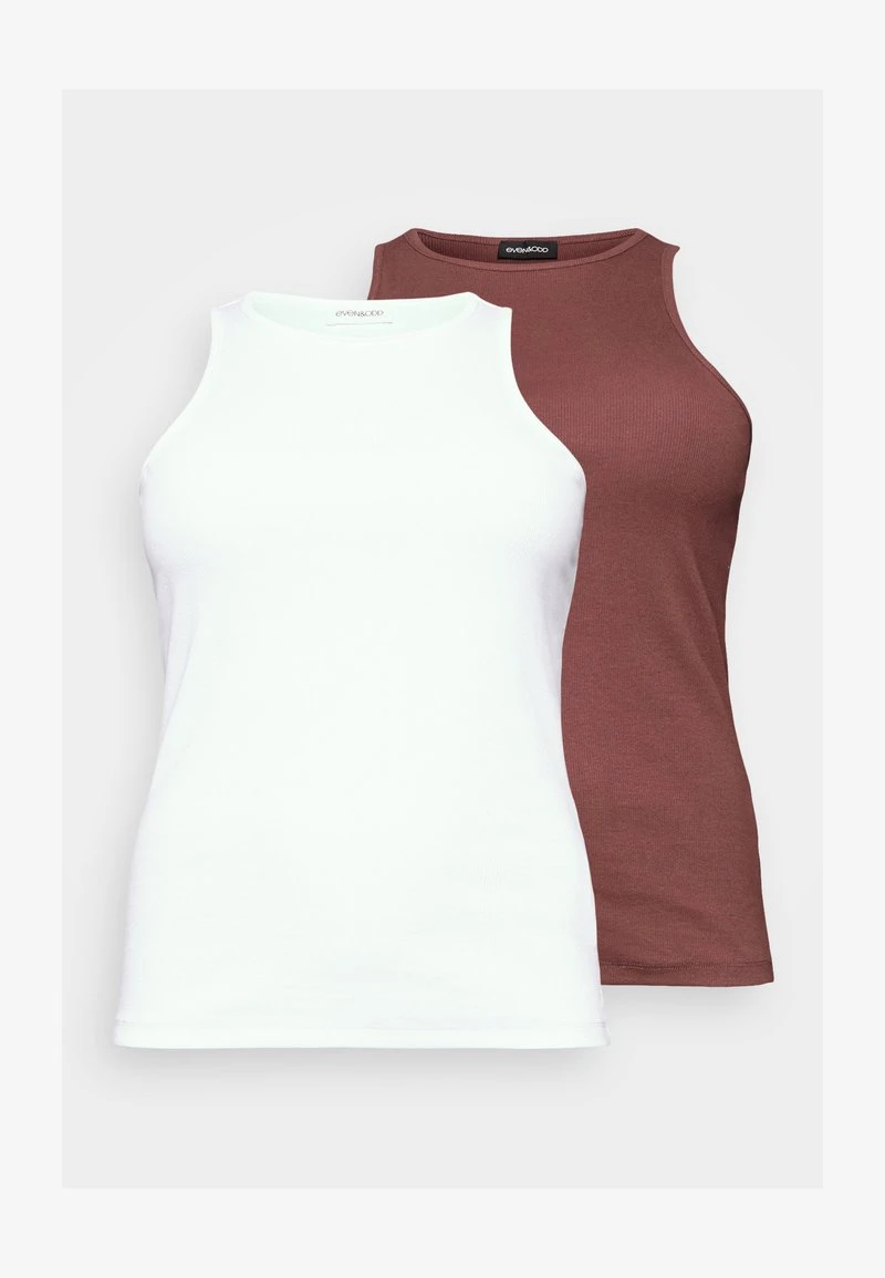 2 PACK - Top - White/ Brown 5 2 PACK - Top - White/ Brown – Bild 5