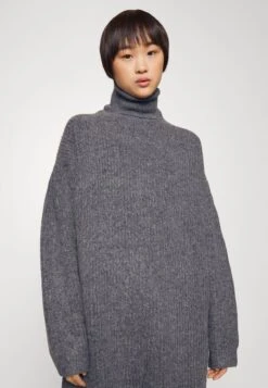 Strickkleid - Dark Grey -Even&Odd Winkel 401617c6739d4e268e90b3cdde987983