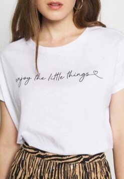 Even&Odd MANDALA ENJOY THE LITTLE THINGS TEE - T-Shirt Print - White -Even&Odd Winkel 43e0c772db35485aa4b308765cb70795