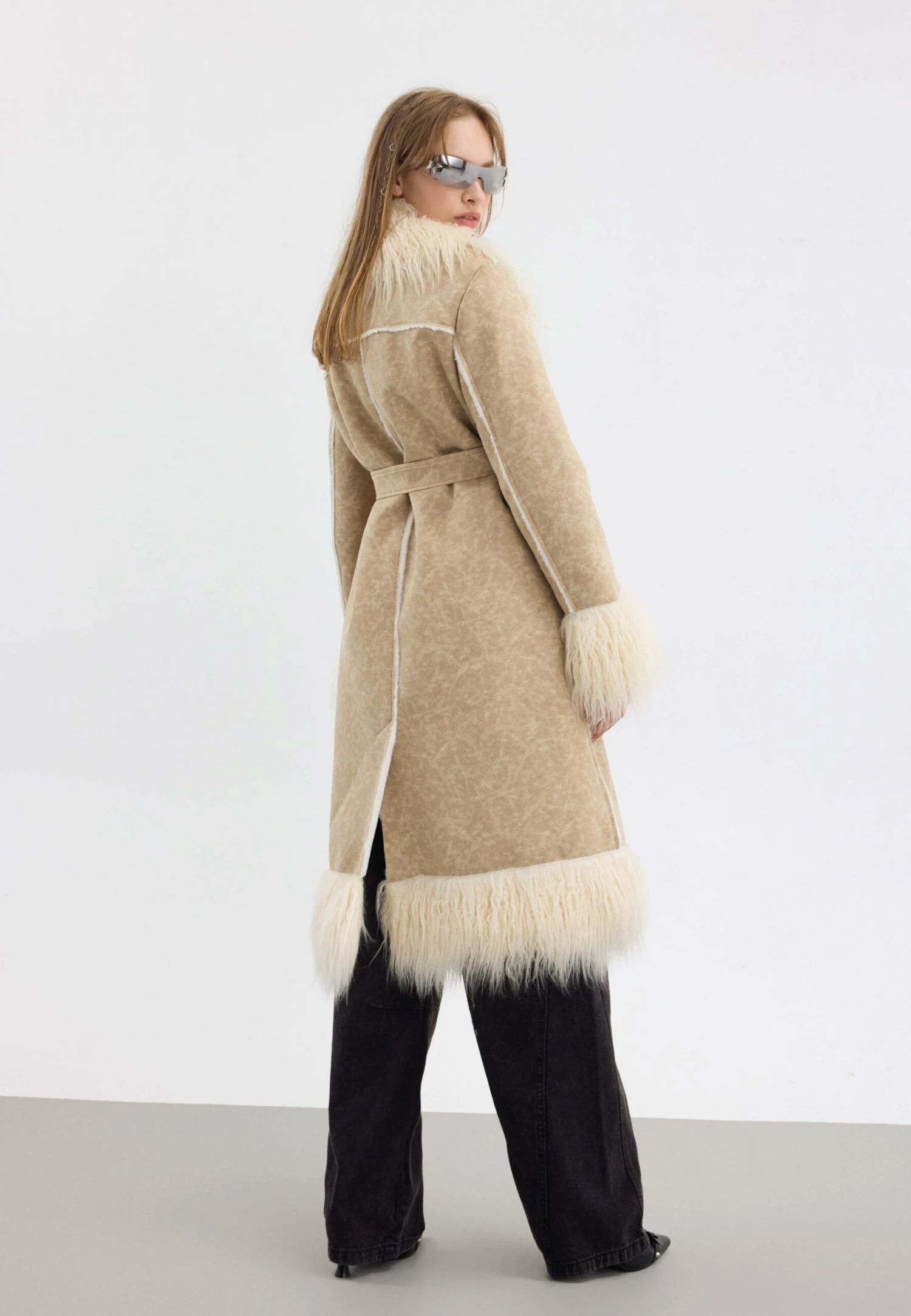 Even&Odd Classic Coat - Beige 3 Even&Odd Classic Coat - Beige – Bild 3