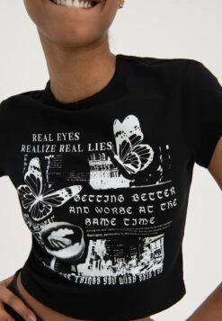 Even&Odd T-Shirt Print - Black -Even&Odd Winkel 465f3ed51da74a9cb7dea1b543aca536