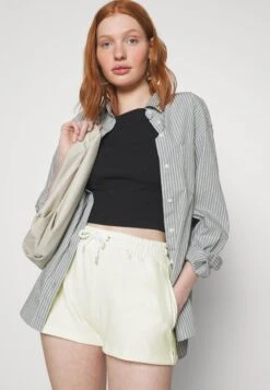 Even&Odd 2 PACK - Shorts - Off White/orange -Even&Odd Winkel 50c805814a0f452689e8ac419a4e7d17