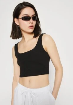 Even&Odd Top - Black/black -Even&Odd Winkel 520fa2b381bd44c4aa1b87718e9a248f