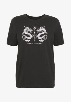 Even&Odd HATTIE MIRRORED DRAGONS TEE - T-Shirt Print - 801 - Anthracite 10 Even&Odd HATTIE MIRRORED DRAGONS TEE - T-Shirt Print - 801 - Anthracite -Even&Odd Winkel 54594f3f1a68411f91b995c2d9de91ce