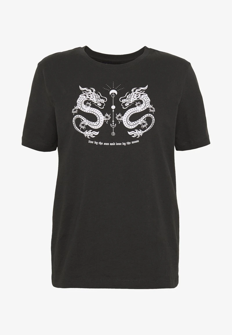 Even&Odd HATTIE MIRRORED DRAGONS TEE - T-Shirt Print - 801 - Anthracite 5 Even&Odd HATTIE MIRRORED DRAGONS TEE - T-Shirt Print - 801 - Anthracite – Bild 5