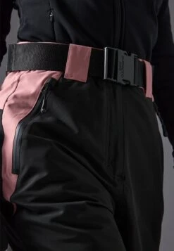 SKI PANTS WITH ADJUSTABLE BELT - Ski Pants - Black/light Pink -Even&Odd Winkel 5924b708e3784cd480aa0af4e701b90b