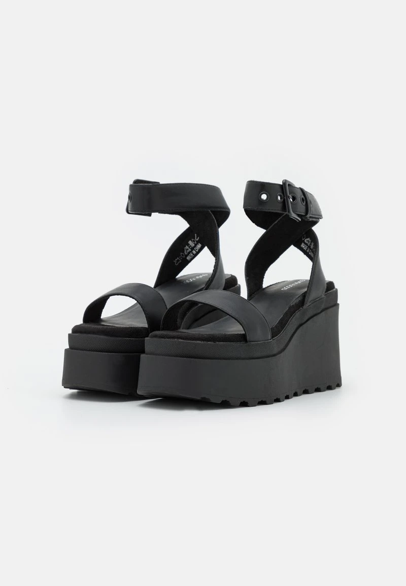 Even&Odd Plateausandalette - Black 3 Even&Odd Plateausandalette - Black – Bild 3