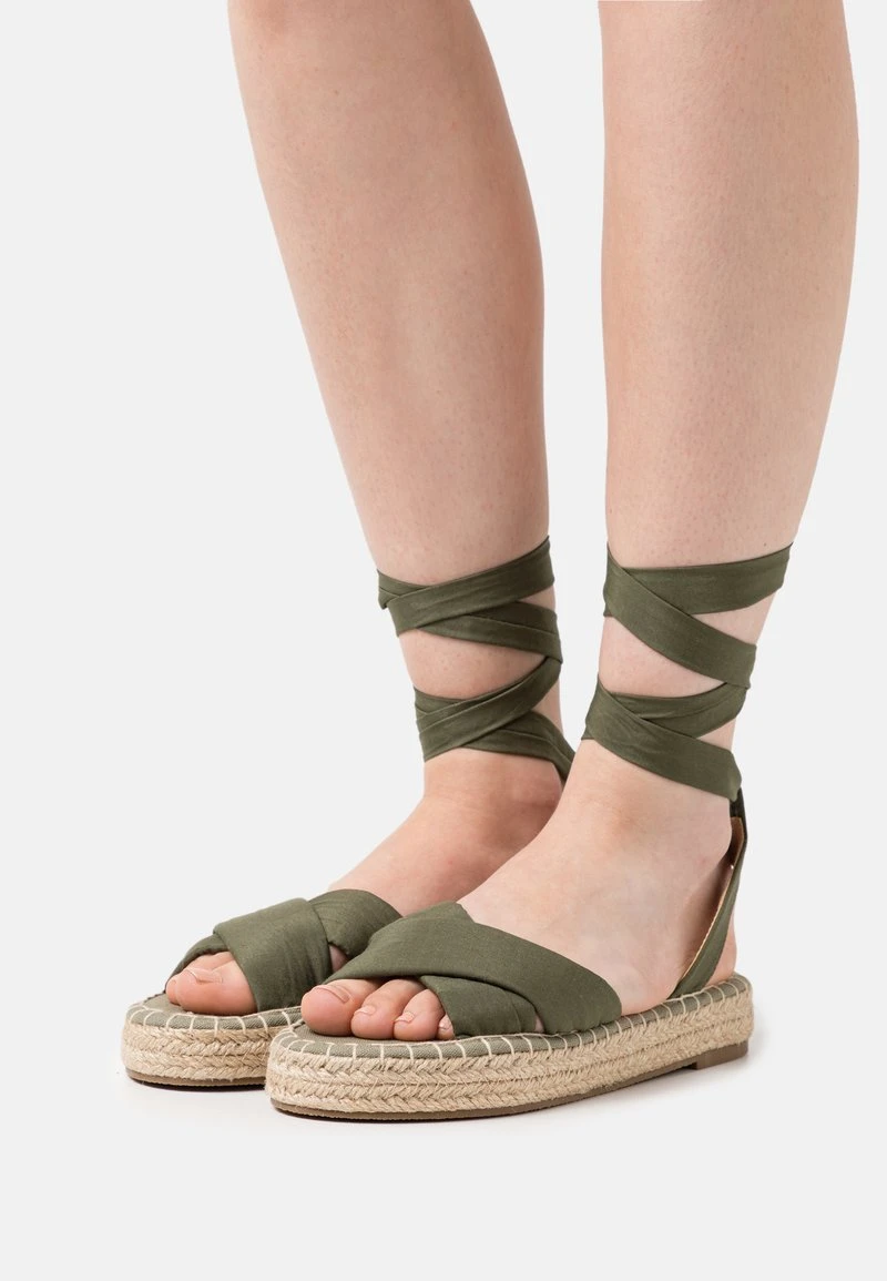 Even&Odd Riemensandalette - Khaki 1 Even&Odd Riemensandalette - Khaki