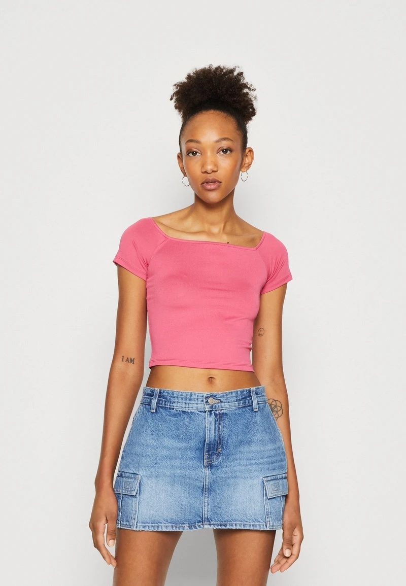 Even&Odd T-Shirt Basic - Pink 1 Even&Odd T-Shirt Basic - Pink