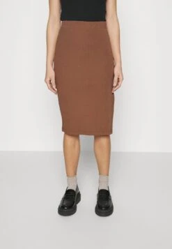 PENCIL SKIRT WITH SLIT - Bleistiftrock - Brown 11 PENCIL SKIRT WITH SLIT - Bleistiftrock - Brown -Even&Odd Winkel 6461062fa48f495693b6b414c70f8bca 1