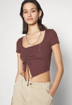 Even&Odd T-Shirt Print - Brown 11 Even&Odd T-Shirt Print - Brown -Even&Odd Winkel 685b30aeccd34434961bb9772fd577b8