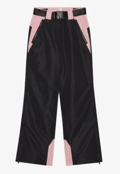 SKI PANTS WITH ADJUSTABLE BELT - Ski Pants - Black/light Pink -Even&Odd Winkel 6e7d9b42db7f454ea26782ae17ea022a