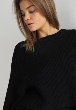 Even&Odd CROPPED JUMPER - Jumper - Black 9 Even&Odd CROPPED JUMPER - Jumper - Black -Even&Odd Winkel 7158b709a0b24b25bcc975a88a9dfa80