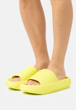 Even&Odd Pantolette Flach - Yellow/green