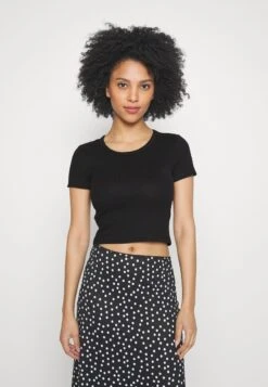 2 PACK - T-Shirt Basic - Black/green -Even&Odd Winkel 77aab94cc2ef4419bc2fcf601cca977f