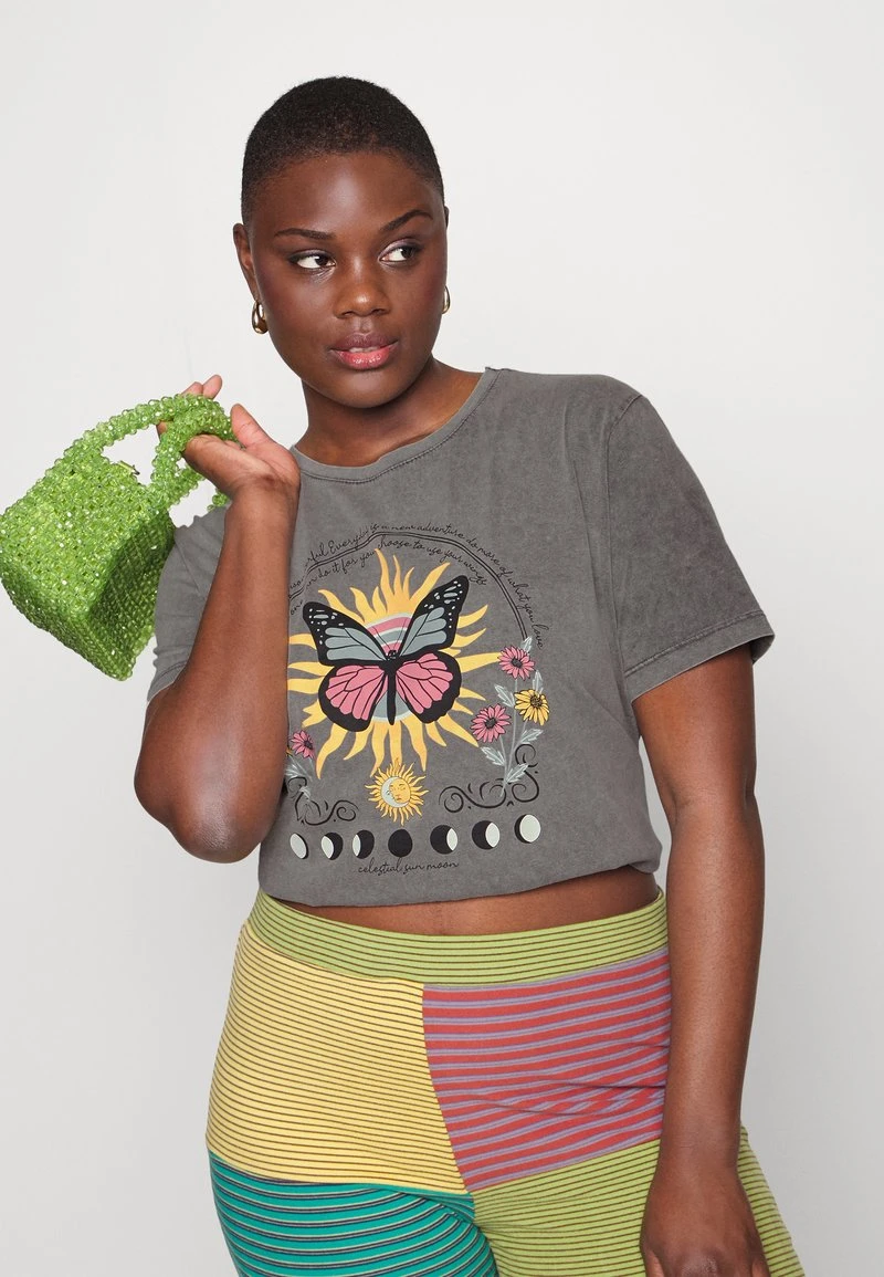 CLARE COLORFUL MYSTICAL - T-Shirt Print - Gray 4 CLARE COLORFUL MYSTICAL - T-Shirt Print - Gray – Bild 4