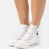 Even&Odd LOVE - Sneaker High - White/black