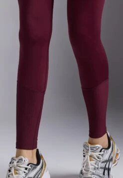 QUICK DRY FULL LENGTH HIGH RISE LEGGING - Leggings - Bordeaux -Even&Odd Winkel 805e853c73f646c7acb6b6dbabdcb318