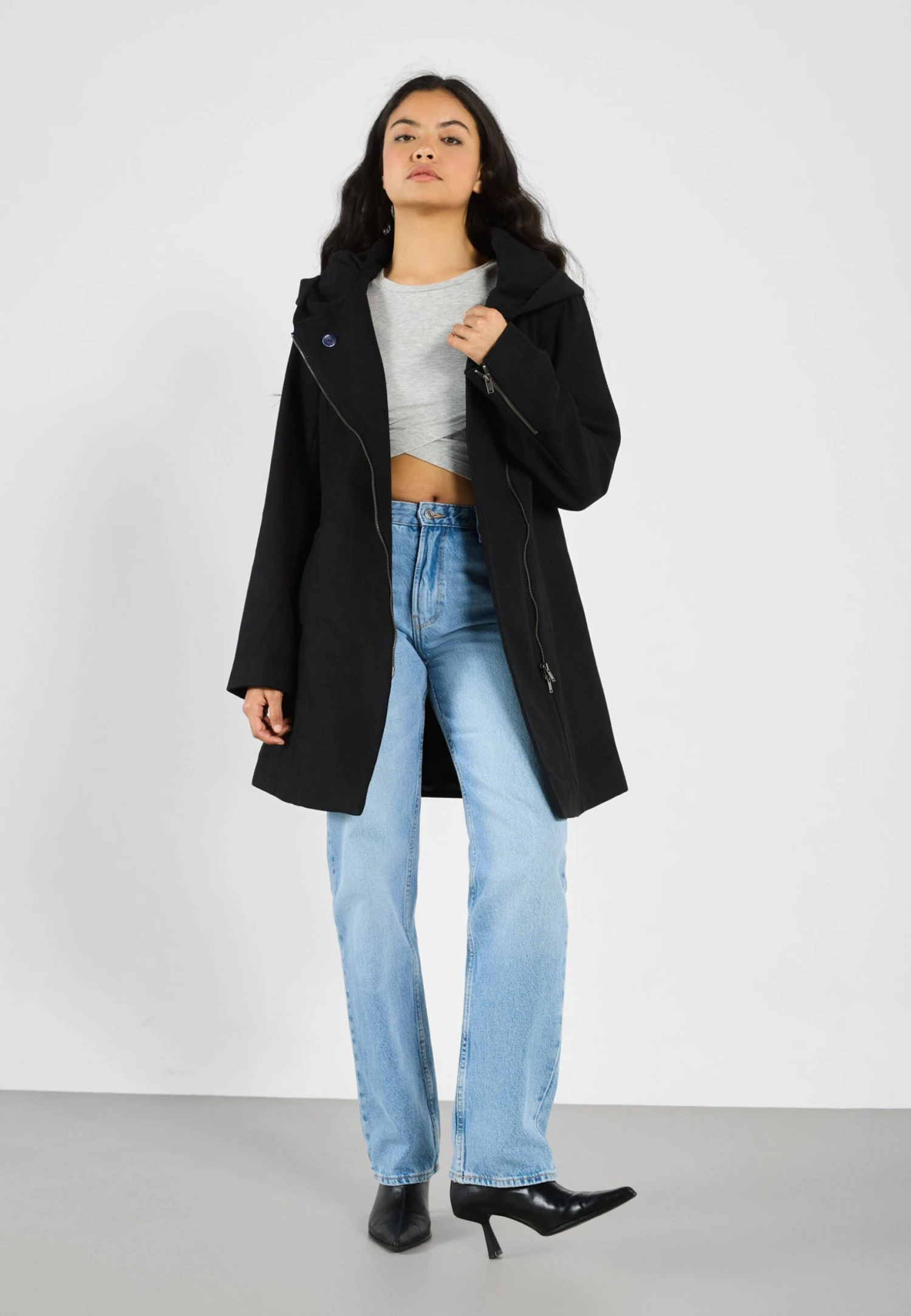 Even&Odd Short Coat - Black 2 Even&Odd Short Coat - Black – Bild 2