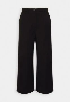Even&Odd TAILORED WIDE LEG CULOTTE - Stoffhose - Black -Even&Odd Winkel a56d46d49a244588a529a362d6c0030e 1