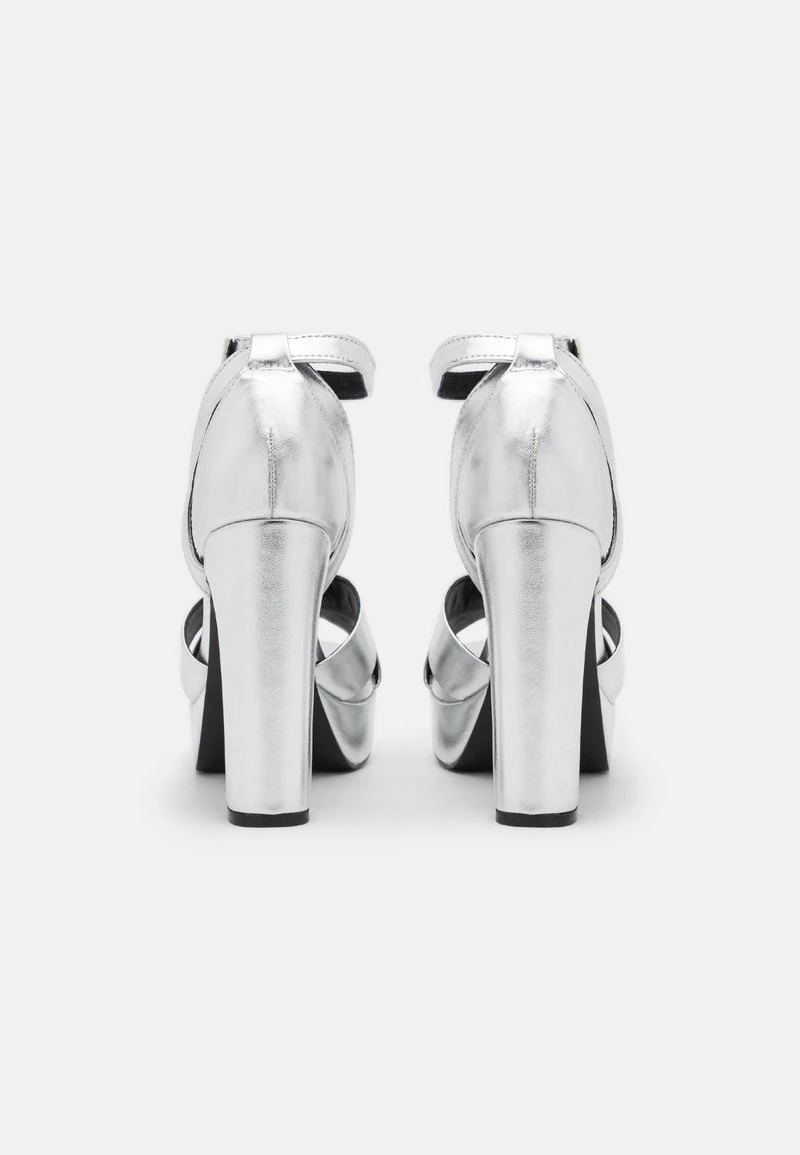 Even&Odd High Heel Sandalette - Silver 4 Even&Odd High Heel Sandalette - Silver – Bild 4