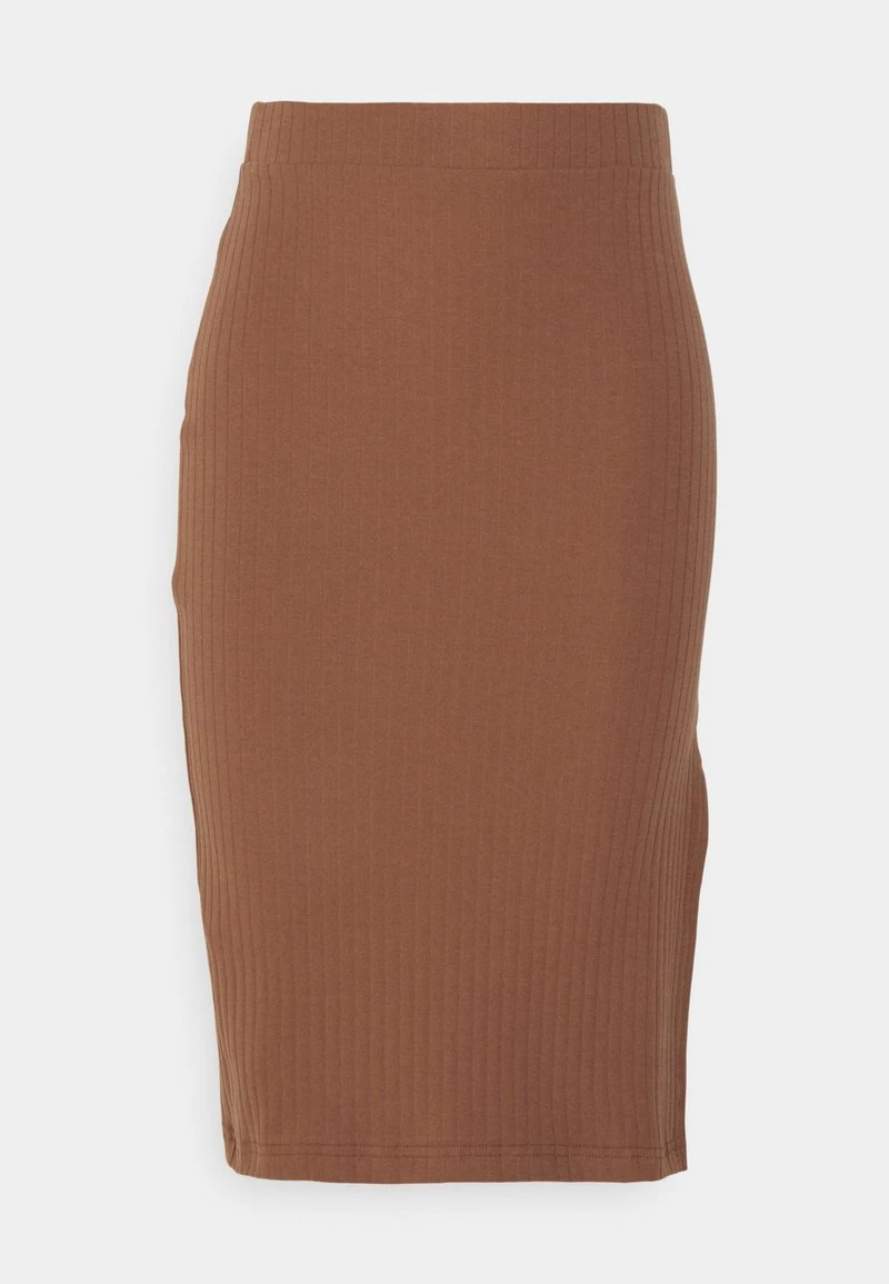 PENCIL SKIRT WITH SLIT - Bleistiftrock - Brown 4 PENCIL SKIRT WITH SLIT - Bleistiftrock - Brown – Bild 4