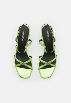 Even&Odd LEATHER - High Heel Sandalette - Green -Even&Odd Winkel b060737035fa4cd19a0030bd061f8099