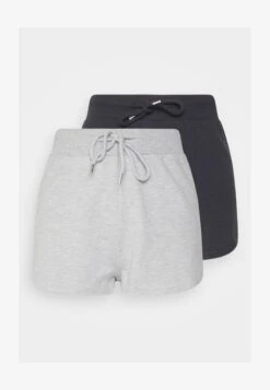 2 PACK - Shorts - Black - Light Grey 10 2 PACK - Shorts - Black - Light Grey -Even&Odd Winkel b1a822f837314bada498a063e7d02bcc 1