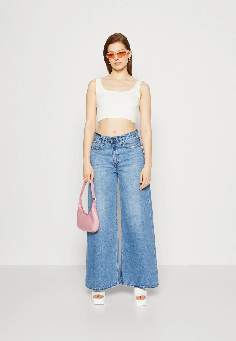 Even&Odd Top - Off White/dark Brown 1 Even&Odd Top - Off White/dark Brown