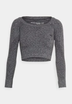 SEAMLESS CROPPED LONGSLEEVE - Langarmshirt - Black 9 SEAMLESS CROPPED LONGSLEEVE - Langarmshirt - Black -Even&Odd Winkel c26c793dde0643688894badc0a11629d