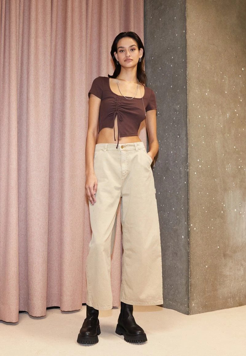 Even&Odd T-Shirt Print - Brown 2 Even&Odd T-Shirt Print - Brown – Bild 2