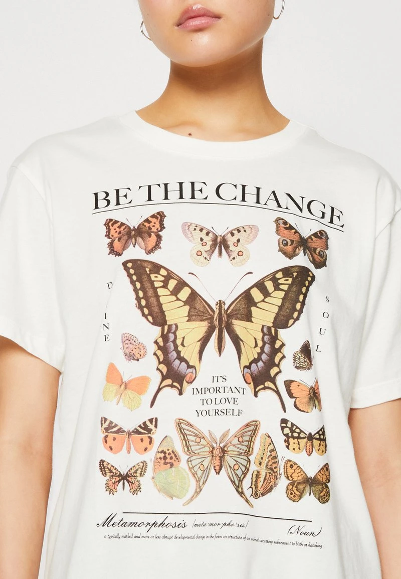 Even&Odd T-Shirt Print - Off-white 6 Even&Odd T-Shirt Print - Off-white – Bild 6